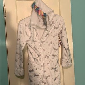 Justice unicorn robe size 10